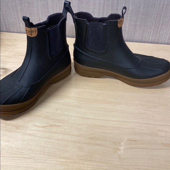 Sperry‎ Black and Brown Cold Bay Chukka Rubber Duck Boots size men’s 9 main image 6